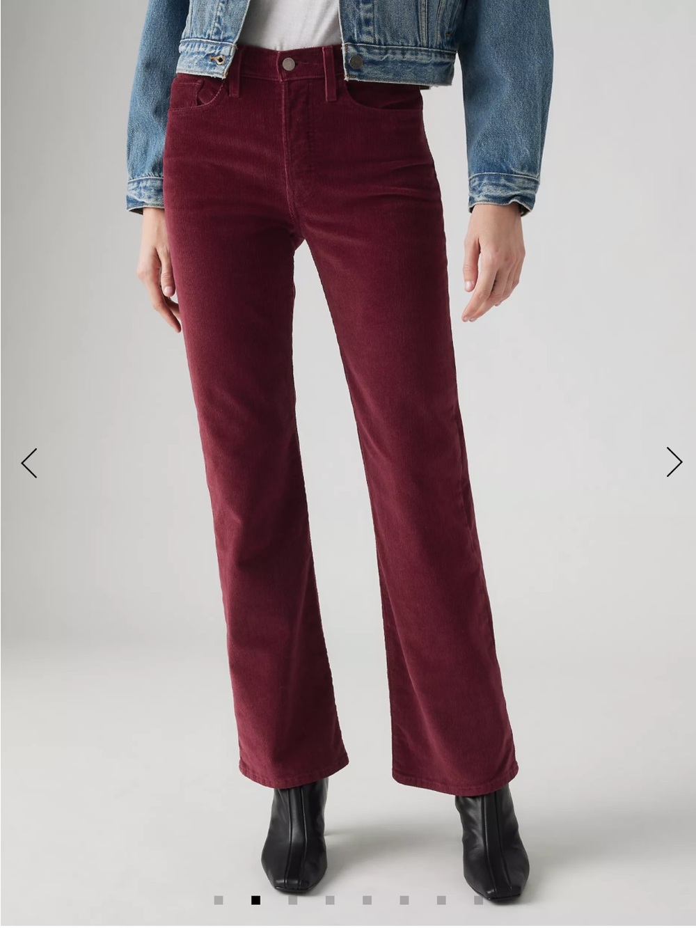 Levi Wedgie Corduroy Jeans